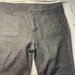 Gray Boyfriend Jeans